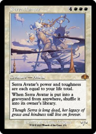 Serra Avatar 272 Retro Frame Dominaria Remastered Collector Booster Singles Serra Avatar 272 Retro Frame Dominaria Remastered Collector Booster Singles