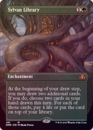 Sylvan Library 441 Alternate Art Borderless Foil Sylvan Library 441 Alternate Art Borderless Foil