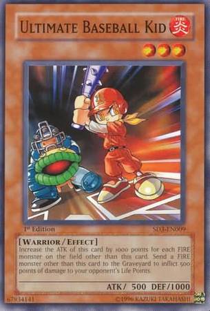 Ultimate Baseball Kid SD3 EN009 Common 1st Edition Structure Deck Blaze of Destruction 1st Edition Singles Ultimate Baseball Kid SD3 EN009 Common 1st Edition Structure Deck Blaze of Destruction 1st Edition Singles