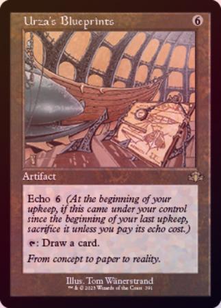 Urza s Blueprints 391 Retro Frame Foil Dominaria Remastered Collector Booster Foil Singles Urza s Blueprints 391 Retro Frame Foil Dominaria Remastered Collector Booster Foil Singles