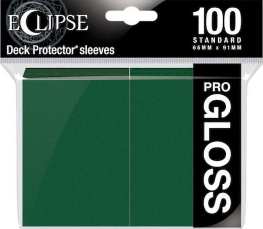 Ultra Pro Eclipse Gloss Forest Green 100ct Standard Sleeves UP15605 Sleeves Ultra Pro Eclipse Gloss Forest Green 100ct Standard Sleeves UP15605 Sleeves