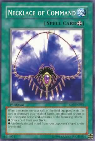 Necklace of Command SD3 EN025 Common 1st Edition Structure Deck Blaze of Destruction 1st Edition Singles Necklace of Command SD3 EN025 Common 1st Edition Structure Deck Blaze of Destruction 1st Edition Singles