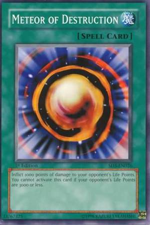 Meteor of Destruction SD3 EN026 Common 1st Edition Meteor of Destruction SD3 EN026 Common 1st Edition