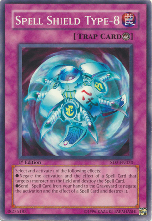 Spell Shield Type 8 SD3 EN030 Common 1st Edition Spell Shield Type 8 SD3 EN030 Common 1st Edition
