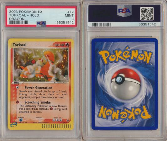 Torkoal buy EX Dragon PSA 9