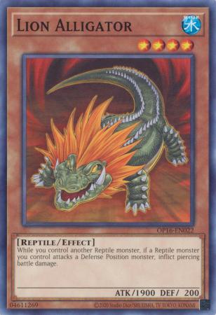 Lion Alligator OP16 EN022 Common OTS Tournament Pack 16 OP16 Lion Alligator OP16 EN022 Common OTS Tournament Pack 16 OP16