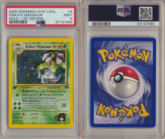 Pokemon Cards First Edition Erika’s Venusaur hotsell *rare*