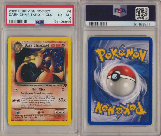 Dark Charizard Non-Holo PSA 6 Wizards of the Coast Graded Pokémon Card -  Trading Cards