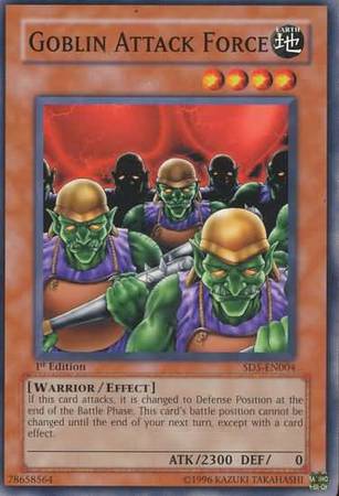 Goblin Attack Force SD5 EN004 Common 1st Edition Structure Deck Warrior s Triumph 1st Edition Singles Goblin Attack Force SD5 EN004 Common 1st Edition Structure Deck Warrior s Triumph 1st Edition Singles