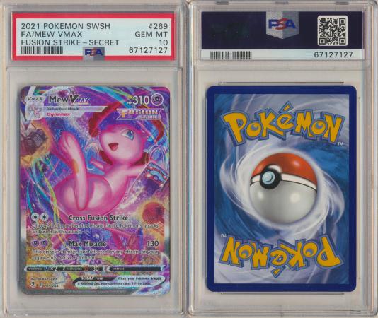 Mew VMAX - PSA Graded Pokemon Cards - Pokemon