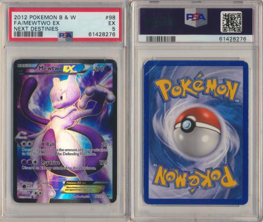 Mewtwo-EX - 98/99 - Full Art Ultra Rare Card Next Destinies Pokemon