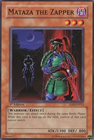 Mataza the Zapper SD5 EN012 Common 1st Edition Structure Deck Warrior s Triumph 1st Edition Singles Mataza the Zapper SD5 EN012 Common 1st Edition Structure Deck Warrior s Triumph 1st Edition Singles