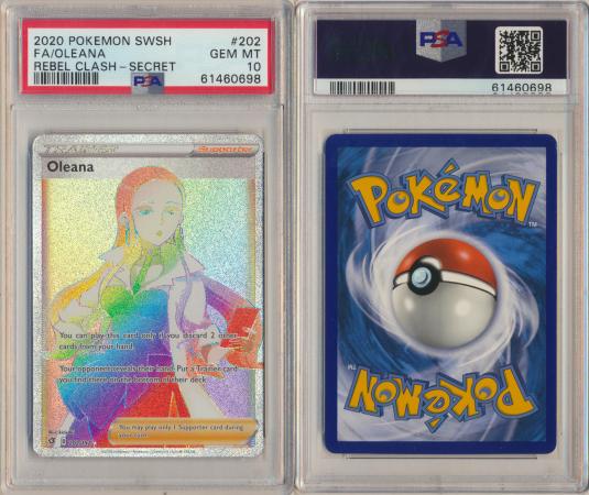 Oleana 86 - 202/192 - PSA 10 GEM MT - Hyper Rare (Rebel