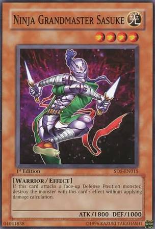 Ninja Grandmaster Sasuke SD5 EN015 Common 1st Edition Structure Deck Warrior s Triumph 1st Edition Singles Ninja Grandmaster Sasuke SD5 EN015 Common 1st Edition Structure Deck Warrior s Triumph 1st Edition Singles