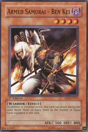 Armed Samurai Ben Kei SD5 EN017 Common 1st Edition Armed Samurai Ben Kei SD5 EN017 Common 1st Edition