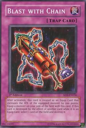 Blast with Chain SD5 EN036 Common 1st Edition Blast with Chain SD5 EN036 Common 1st Edition