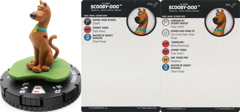 Scooby Doo 101a b DC Heroclix Batman Team Up Miniatures Game Scooby Doo 101a b DC Heroclix Batman Team Up Miniatures Game