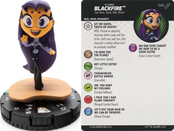 Blackfire 020 Uncommon DC Heroclix Batman Team Up DC Batman Team Up Singles Blackfire 020 Uncommon DC Heroclix Batman Team Up DC Batman Team Up Singles