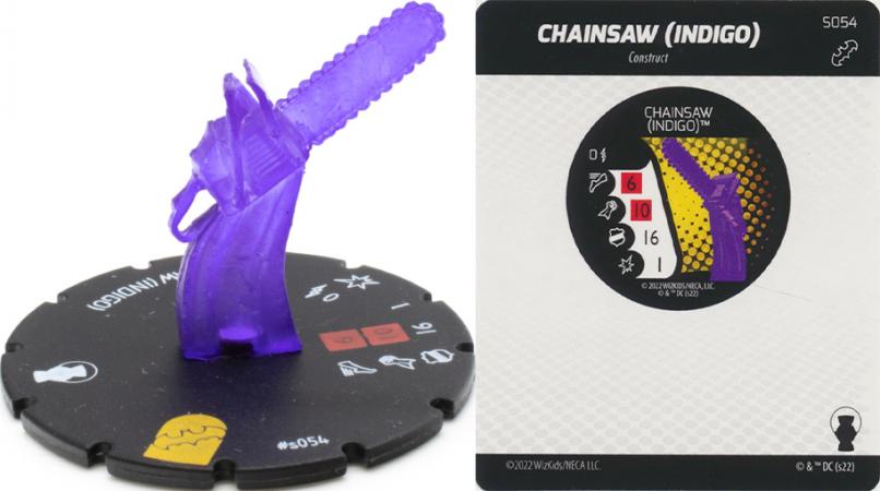 Chainsaw Indigo s054 Super Rare DC Heroclix Batman Team Up DC Batman Team Up Singles Chainsaw Indigo s054 Super Rare DC Heroclix Batman Team Up DC Batman Team Up Singles