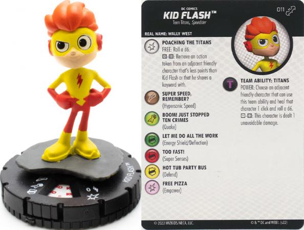 Kid Flash 011 Common DC Heroclix Batman Team Up Kid Flash 011 Common DC Heroclix Batman Team Up