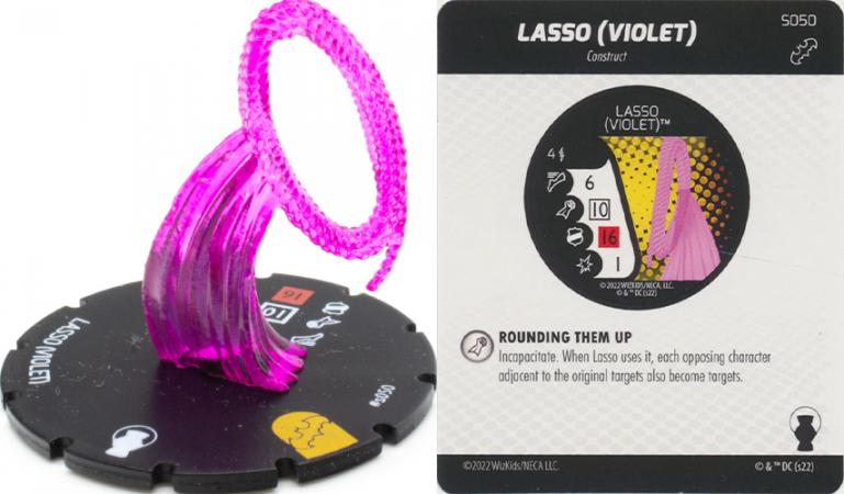Lasso Violet s050 Super Rare DC Heroclix Batman Team Up Lasso Violet s050 Super Rare DC Heroclix Batman Team Up