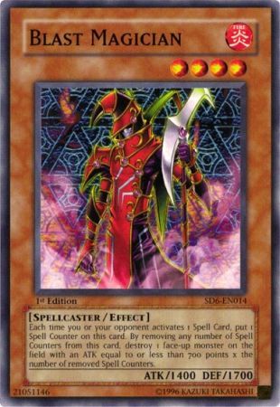 Blast Magician SD6 EN014 Common 1st Edition Blast Magician SD6 EN014 Common 1st Edition