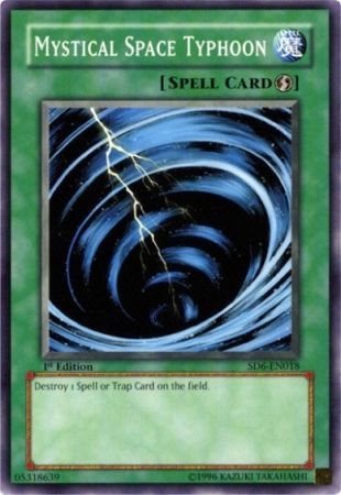 Mystical Space Typhoon SD6 EN018 Common 1st Edition Structure Deck Spellcaster s Judgment SD6 1st Edition Singles Mystical Space Typhoon SD6 EN018 Common 1st Edition Structure Deck Spellcaster s Judgment SD6 1st Edition Singles
