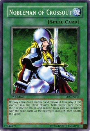 Nobleman of Crossout SD6 EN019 Common 1st Edition Structure Deck Spellcaster s Judgment SD6 1st Edition Singles Nobleman of Crossout SD6 EN019 Common 1st Edition Structure Deck Spellcaster s Judgment SD6 1st Edition Singles