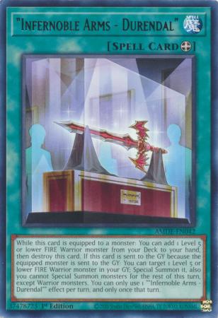 Infernoble Arms Durendal AMDE EN042 Rare 1st Edition Amazing Defenders 1st Edition Singles Infernoble Arms Durendal AMDE EN042 Rare 1st Edition Amazing Defenders 1st Edition Singles