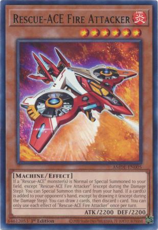 Rescue-ACE Fire Attacker - Yugioh | TrollAndToad