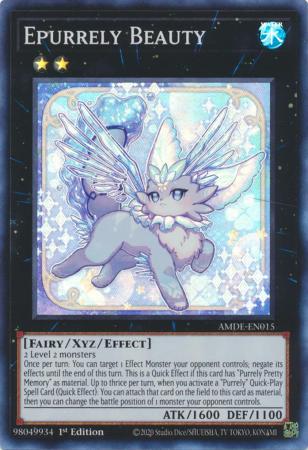 Yugioh! Purrely Delicious Memory - AMDE-EN023 - Rare - 1st Edition Near  Mint, En