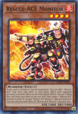 Rescue ACE Monitor AMDE EN003 Super Rare 1st Edition Amazing Defenders 1st Edition Singles Rescue ACE Monitor AMDE EN003 Super Rare 1st Edition Amazing Defenders 1st Edition Singles