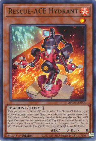 Rescue ACE Hydrant AMDE EN004 Ultra Rare 1st Edition Rescue ACE Hydrant AMDE EN004 Ultra Rare 1st Edition