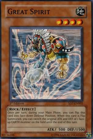 Great Spirit SD7 EN002 Common 1st Edition Structure Deck Invincible Fortress SD7 1st Edition Singles Great Spirit SD7 EN002 Common 1st Edition Structure Deck Invincible Fortress SD7 1st Edition Singles