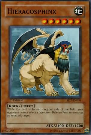 Hieracosphinx SD7 EN009 Common 1st Edition Structure Deck Invincible Fortress SD7 1st Edition Singles Hieracosphinx SD7 EN009 Common 1st Edition Structure Deck Invincible Fortress SD7 1st Edition Singles