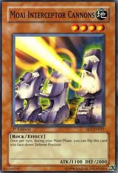 Moai Interceptor Cannons SD7 EN011 Common 1st Edition Structure Deck Invincible Fortress SD7 1st Edition Singles Moai Interceptor Cannons SD7 EN011 Common 1st Edition Structure Deck Invincible Fortress SD7 1st Edition Singles