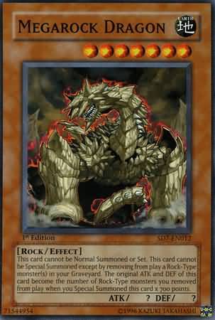 Megarock Dragon SD7 EN012 Common 1st Edition Megarock Dragon SD7 EN012 Common 1st Edition