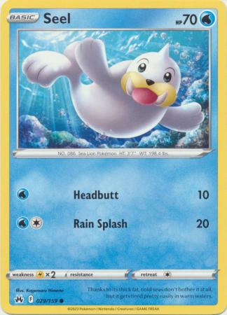 Seel 029 159 Common Crown Zenith Singles Seel 029 159 Common Crown Zenith Singles