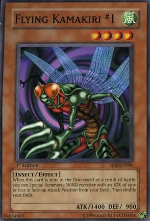Flying Kamakiri 1 SD8 EN006 Common 1st Edition Structure Deck Lord of the Storm SD8 1st Edition Singles Flying Kamakiri 1 SD8 EN006 Common 1st Edition Structure Deck Lord of the Storm SD8 1st Edition Singles