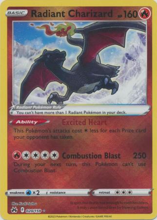 Charizard Radiante / Radiant Charizard (#020/159) - Epic Game - A