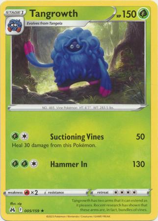 Tangrowth 005 159 Rare Tangrowth 005 159 Rare