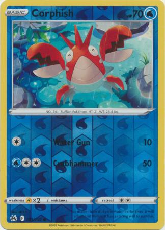 Corphish - Crown Zenith Reverse Holo - Pokemon | TrollAndToad