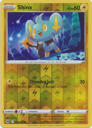 Shinx 040 159 Common Reverse Holo 