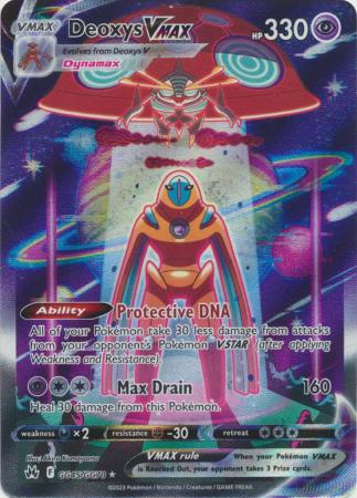 Deoxys VSTAR - Crown Zenith Pokémon card