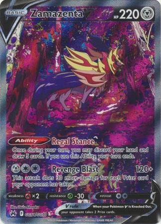 Zamazenta V - GG54/GG70 - Crown Zenith – Card Cavern Trading Cards, LLC