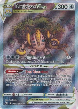 Pokemon - Regigigas V 113/159 - Crown Zenith - Ultra Rare Card