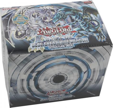 Display Of 8 Saga Of Blue-Eyes White Dragon Unlimited Structure Decks