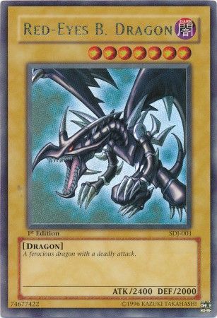 Red-Eyes B. Dragon - SDJ-001 - Ultra Rare 1st Edition