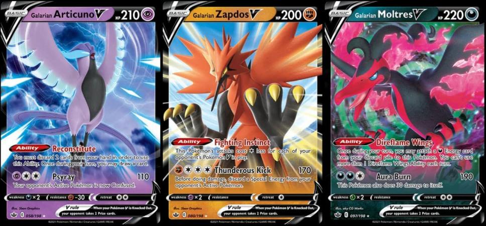 Zapdos Moltres Articuno 6IV GALAR LEGENDARY BIRDS Pokemon Sword and Shield  ALL 3