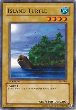 Island Turtle SDJ 005 Common 1st Edition Island Turtle SDJ 005 Common 1st Edition